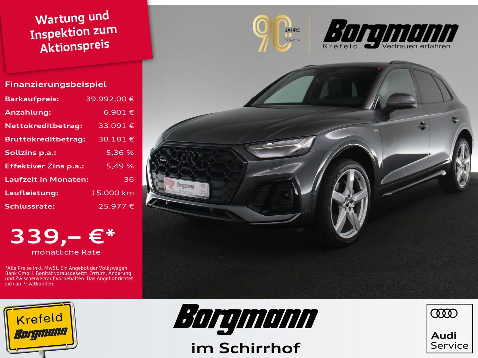 Audi Q5 40 TFSI quattro S line AHK MATRIX-LED PANO