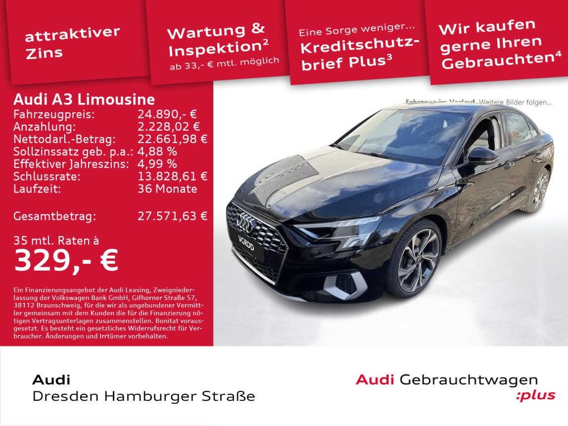 Audi A3 Limousine 35 TFSI advanced LED Navi S tronic