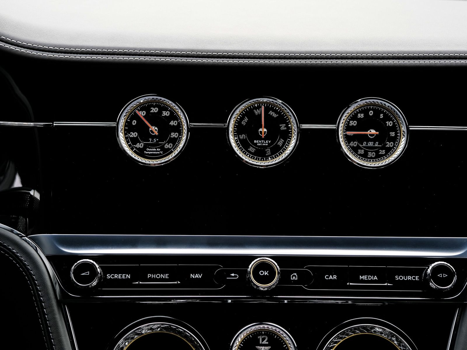 Bentley Continental GT W12 Speed Onyx, Diamond Knurling