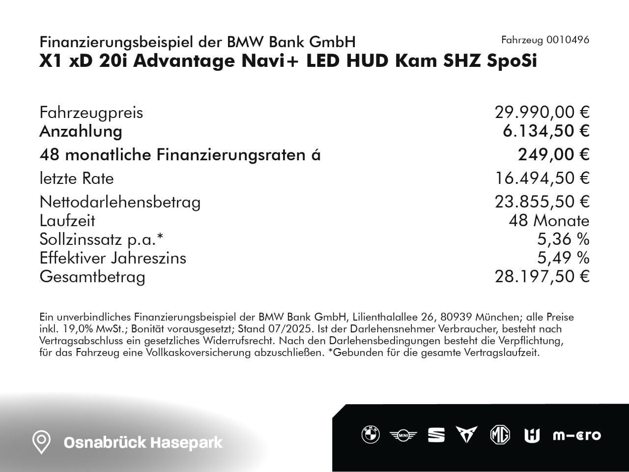 BMW X1 xD 20i Advantage - Samsaru's Car Outlet