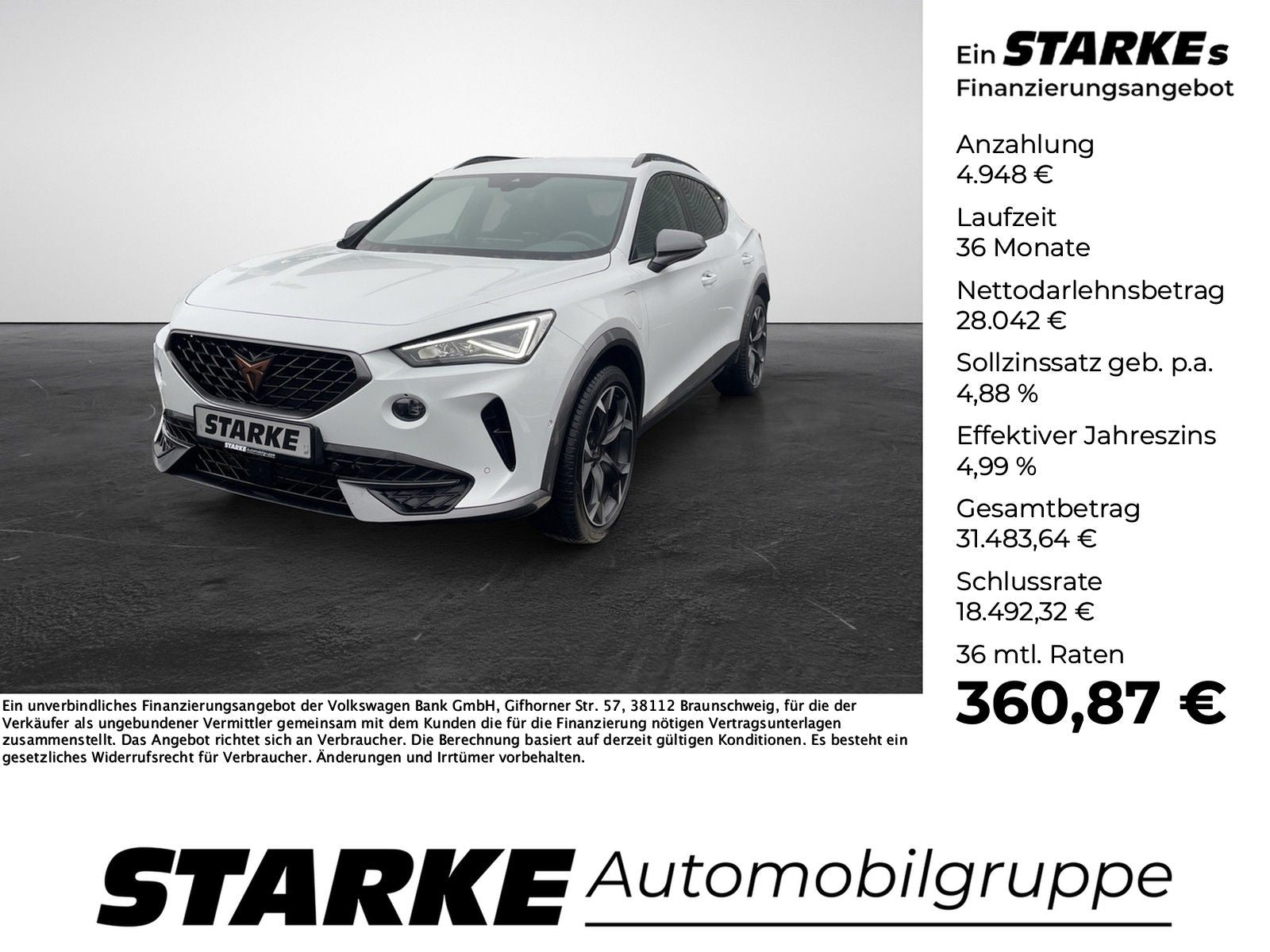 Cupra Formentor 1.4 TSI e-Hybrid  AHK Navi LED Kamera 
