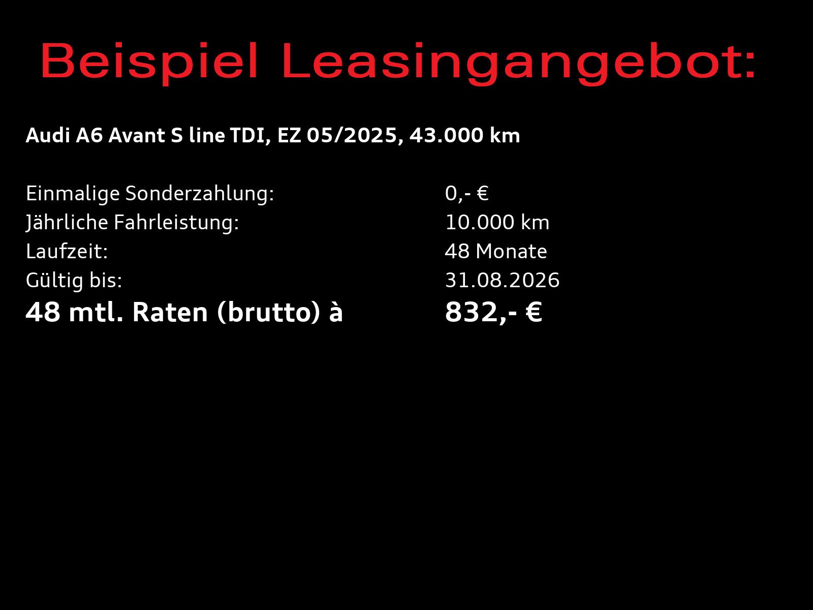 Audi A6 Avant S-Line TDI quattro S-tronic/ EditionOne