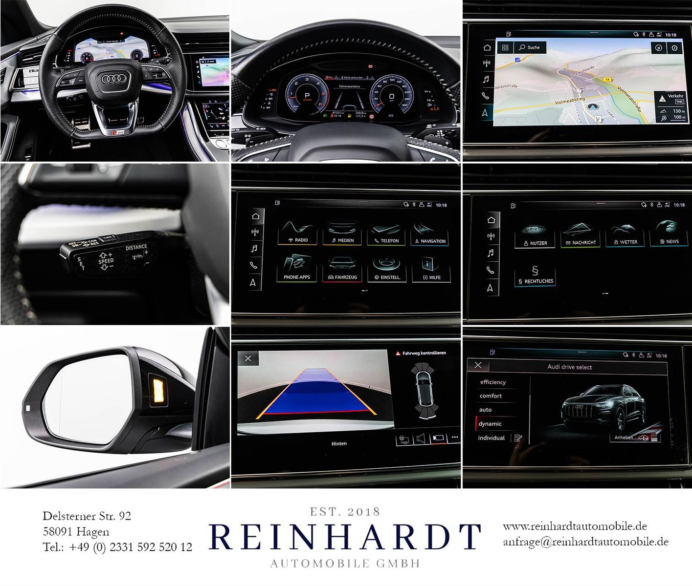 Audi Q8 50TDi Q 2x S LINE/BLACK/ACC/HuD/PANO/S-SITZE