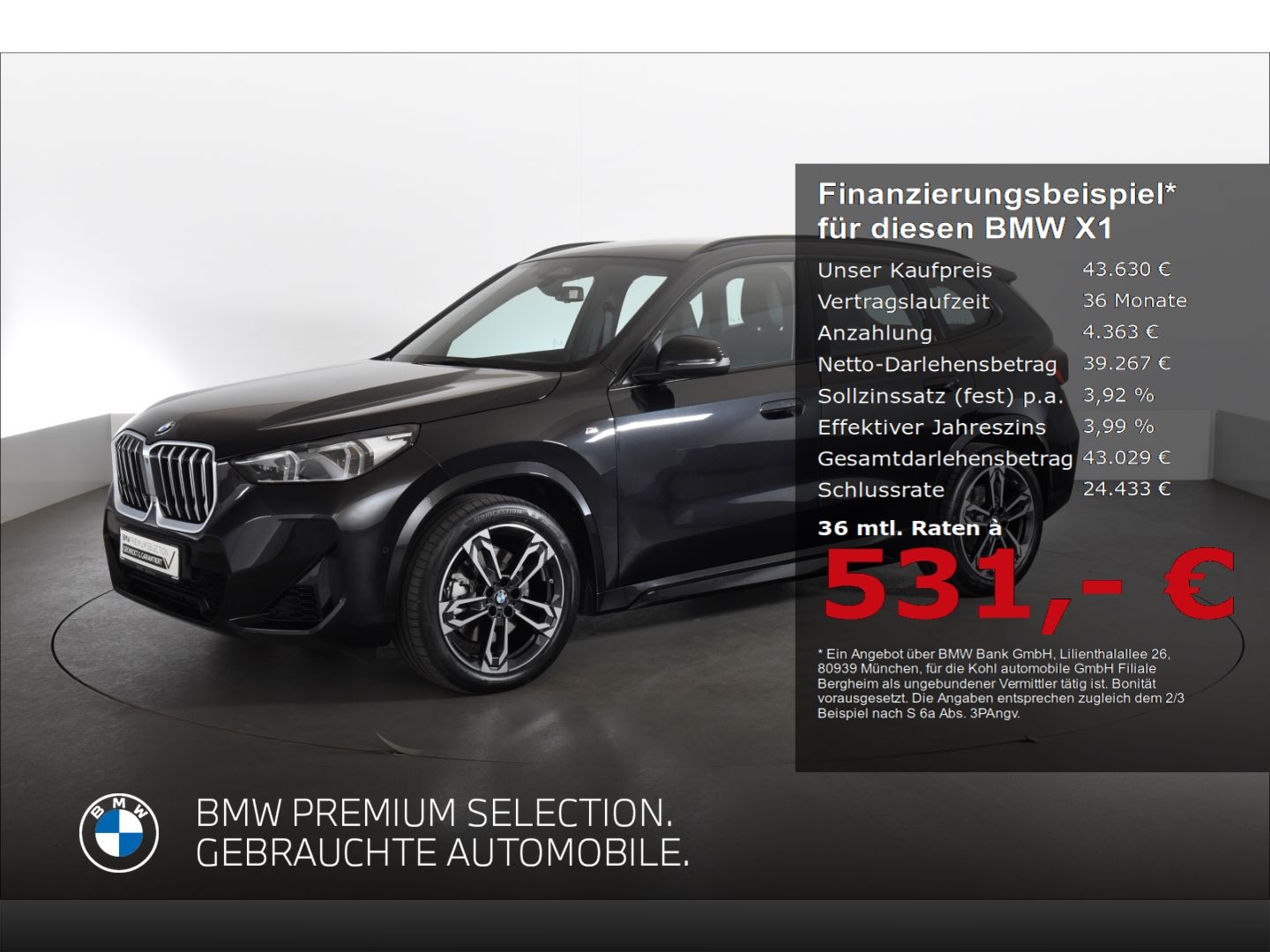 BMW X1 xDrive 23i M Sport Anhängerkupplung Harman Ka