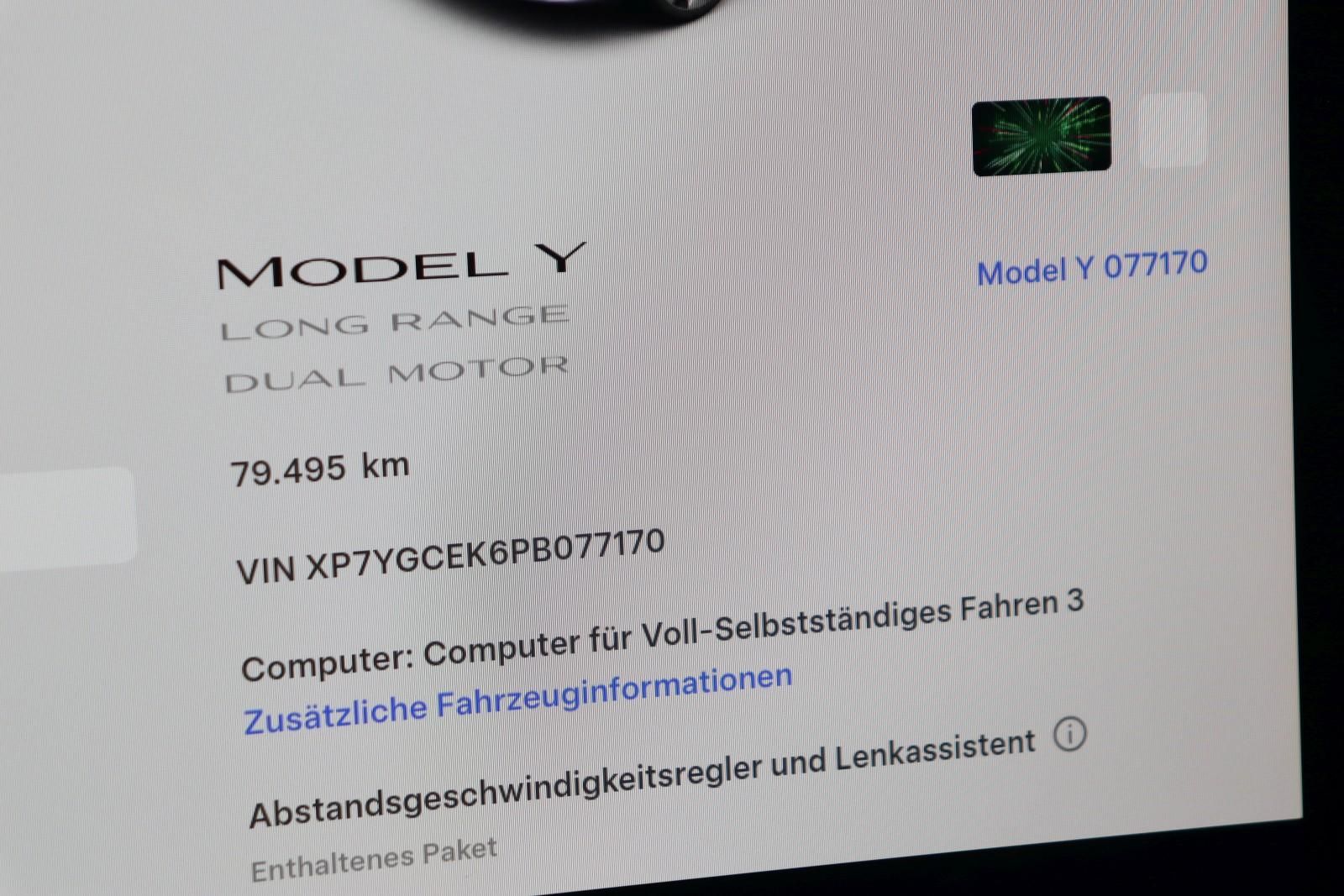 Tesla Model Y Long Range AWD +1.HAND+AHK+MWST+92,2%SOH