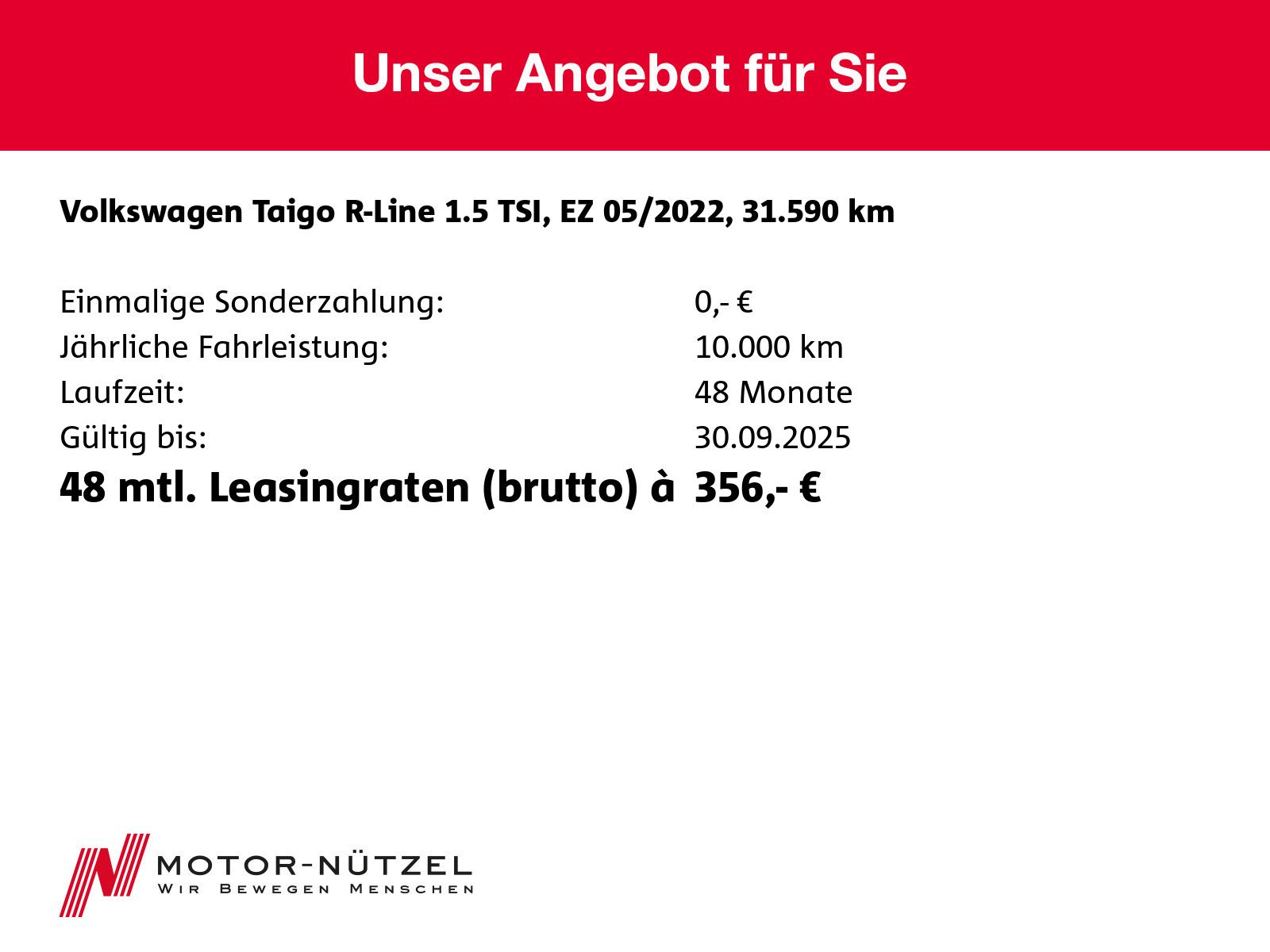 Volkswagen Taigo 1.5 TSI DSG R-LINE - Samsaru's Car Outlet