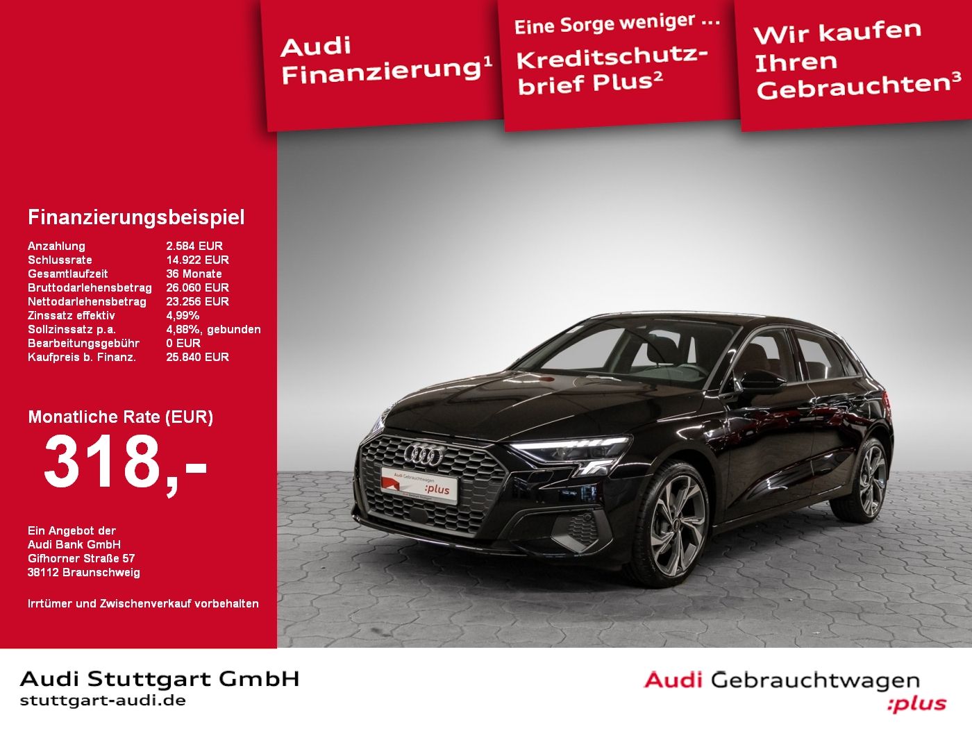 Audi A3 Sportback 40 TFSI e - Samsaru's Car Outlet