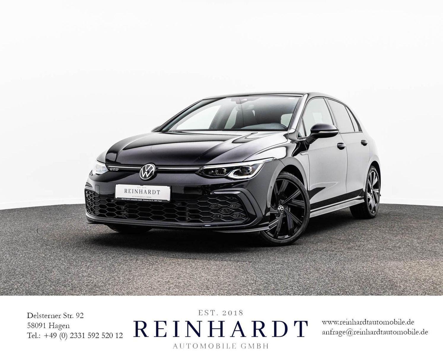 Volkswagen GOLF GTD ALL-BLACK ACC/PANO/SIDE/H&K/AHK/KAMERA