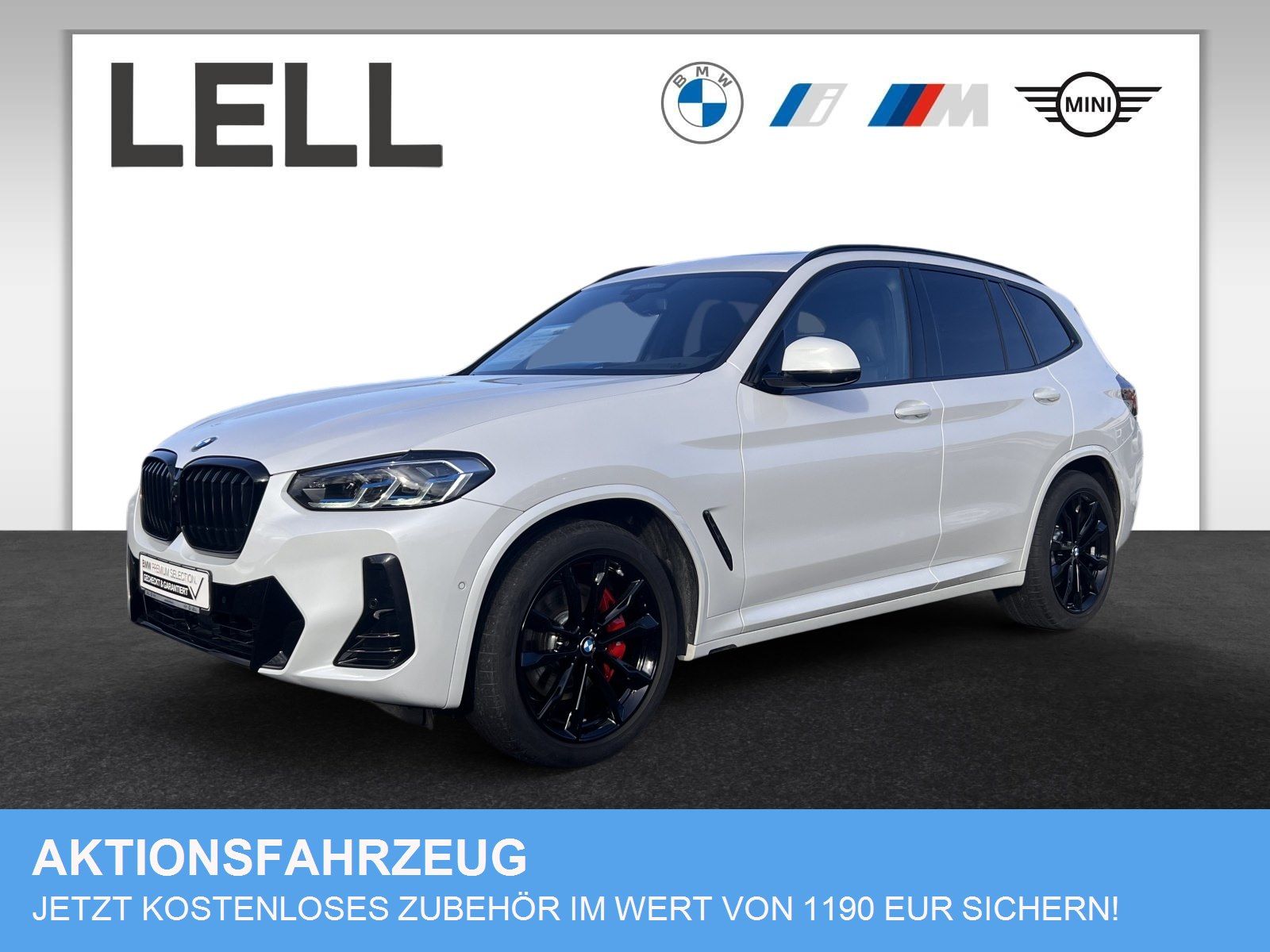 BMW X3 xDrive30i ZA M Sportpaket ab 536.- brutto Eur
