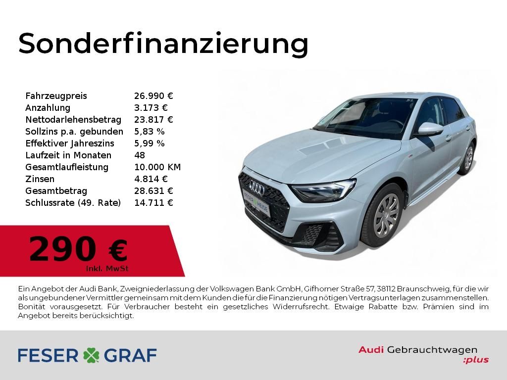 Audi A1 Sportback 30 TFSI S line - Samsaru's Car Outlet