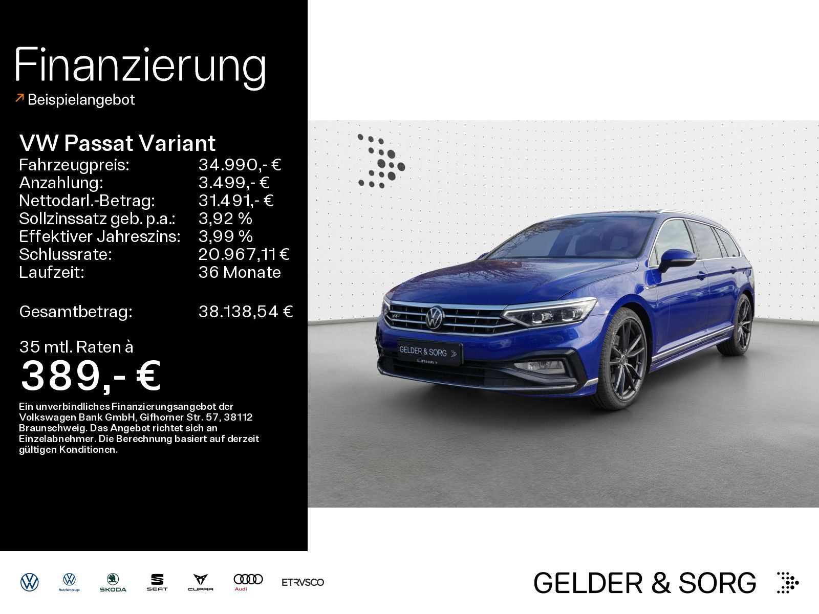 Volkswagen Passat Variant R-Line 2.0 TDI 4x4*Leder*19Z*H&K