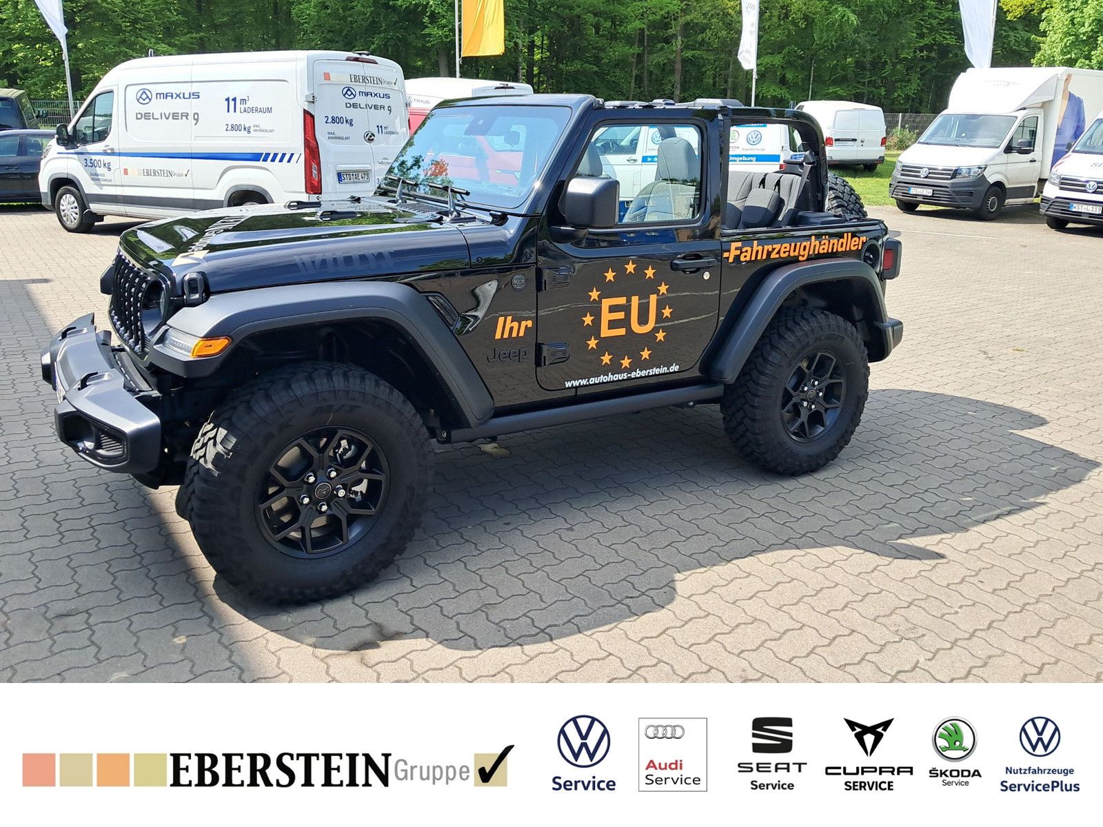 Jeep Wrangler Willy's 3,6 V6 AHK Hardtop Android Auto
