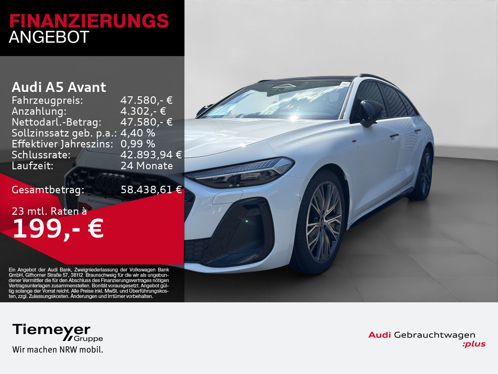 Audi A5 Avant TFSI Q S LINE LM19 PANO AHK MATRIX BF-D