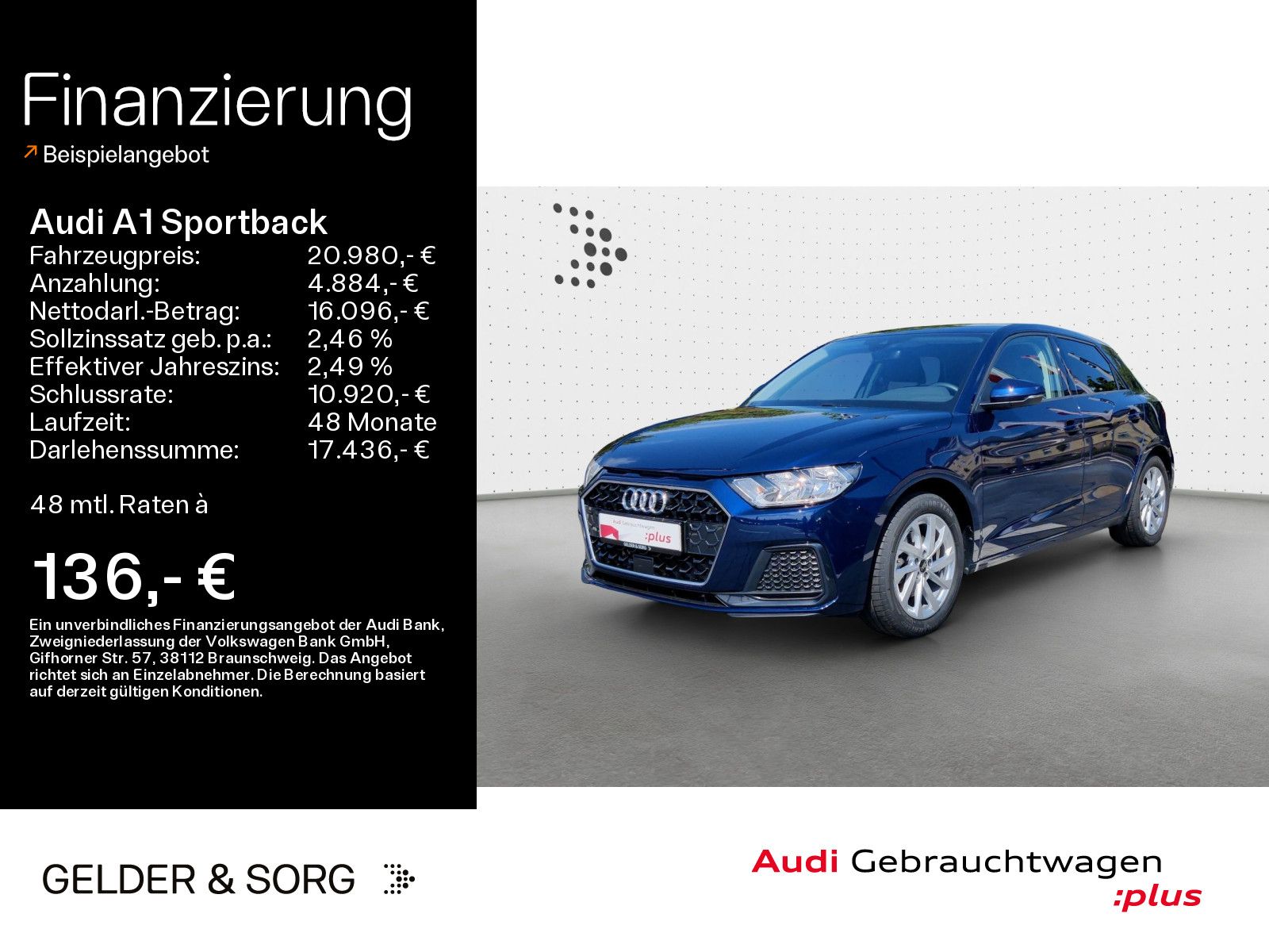 Audi A1 Sportback advanced 30 TFSI - Samsaru's Car Outlet