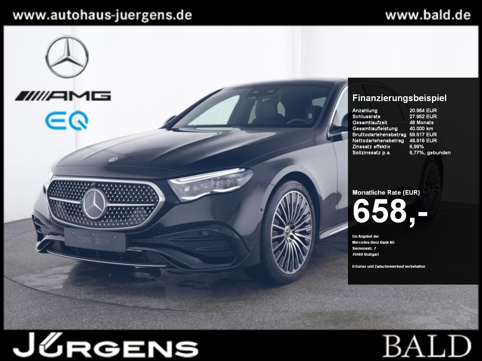 Mercedes-Benz E 300 de AMG-Sport - Samsaru's Car Outlet