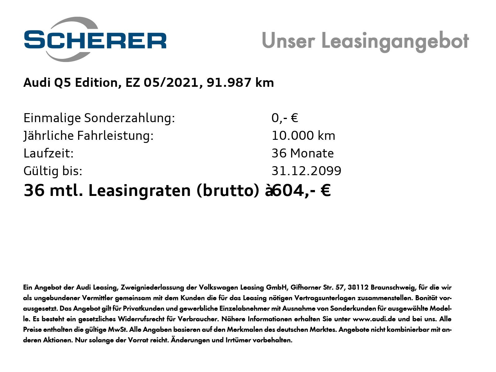 Audi Q5 SUV edition one 40 TDI - Samsaru's Car Outlet