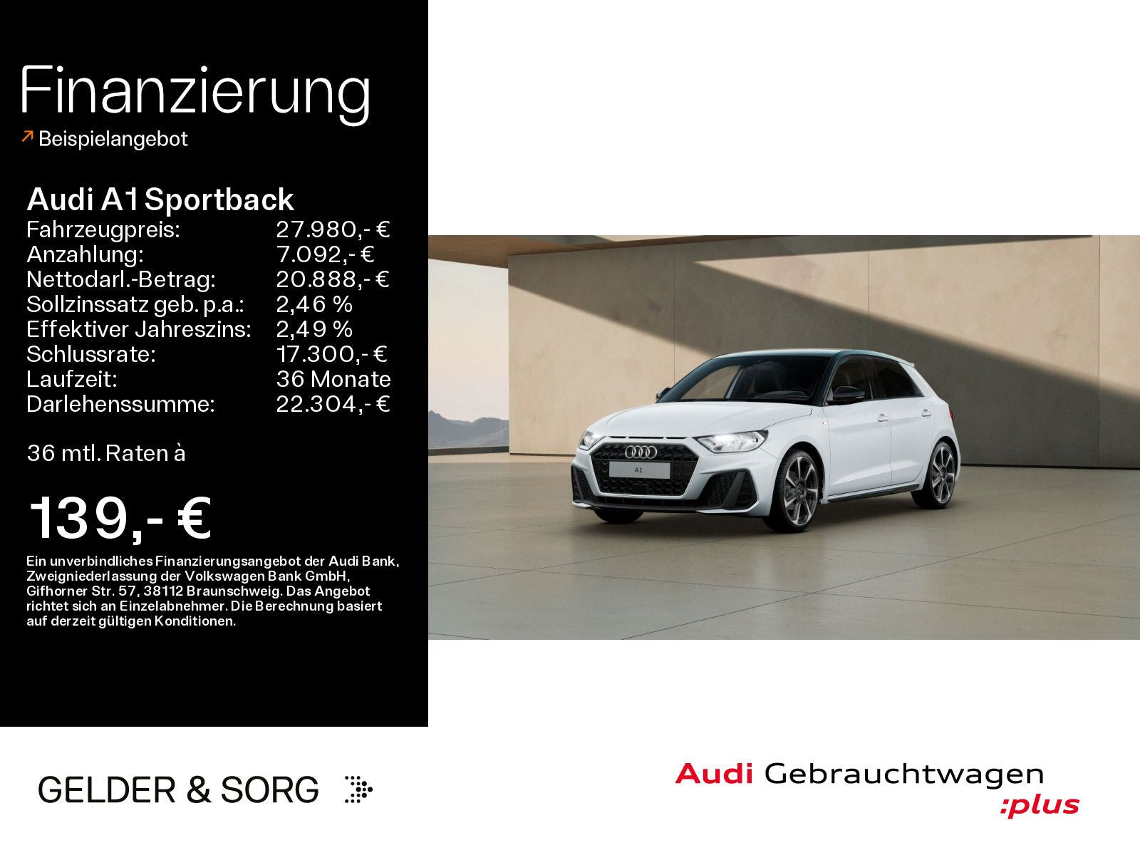Audi A1 Sportback 35 TFSI S line - Samsaru's Car Outlet
