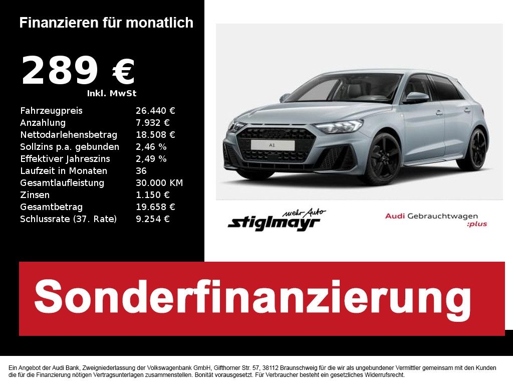Audi A1 Sportback S line 25 TFSI S-tronic - Samsaru's Car Outlet