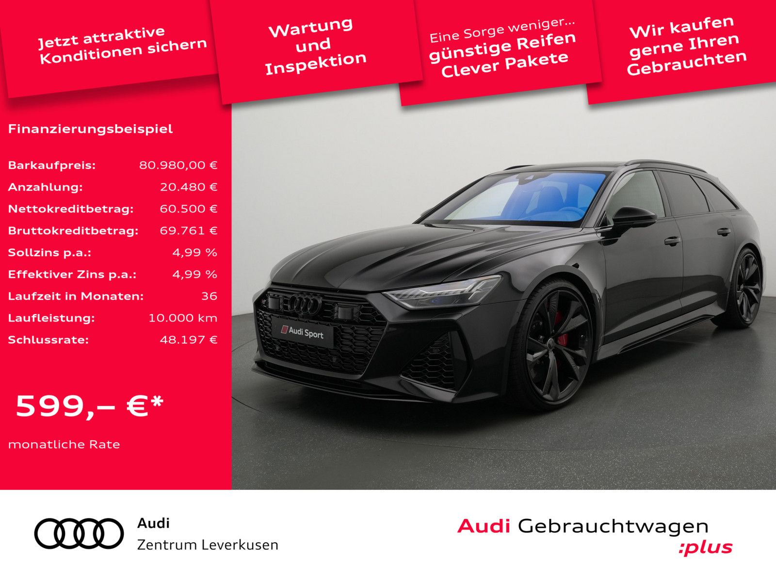 Audi RS6 ALLRADLENKUNG DYNAMIK-PLUS HUD MEMORY ACC