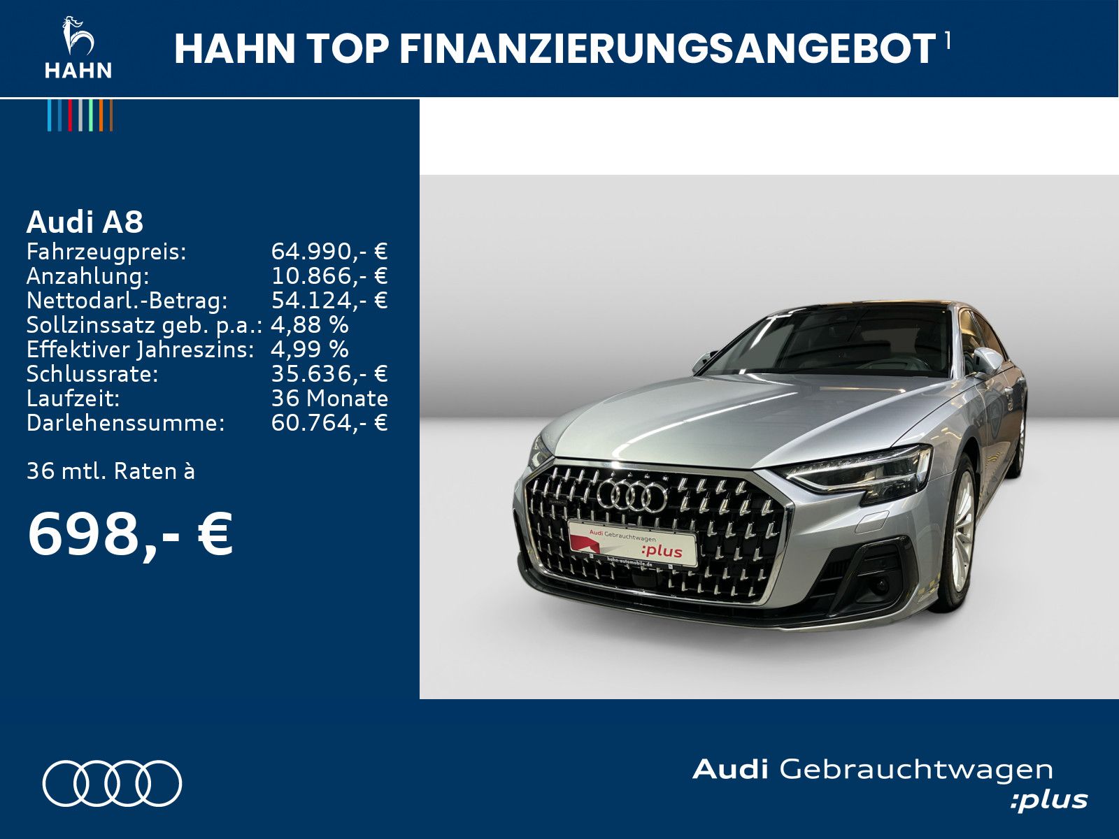 Audi A8 L 60 TFSI quattro - Samsaru's Car Outlet
