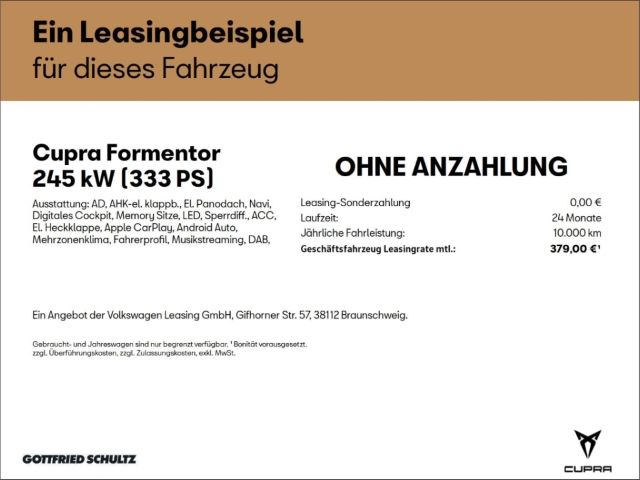 Cupra Formentor CUPRA VZ Extreme 2.0 TSI DSG 4DRIVE Pa