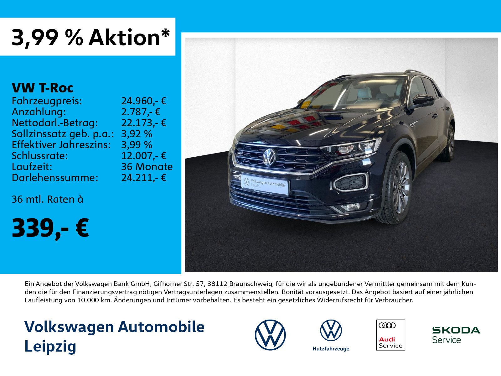 Volkswagen T-Roc 1.5 TSI Sport R-Line - Samsaru's Car Outlet