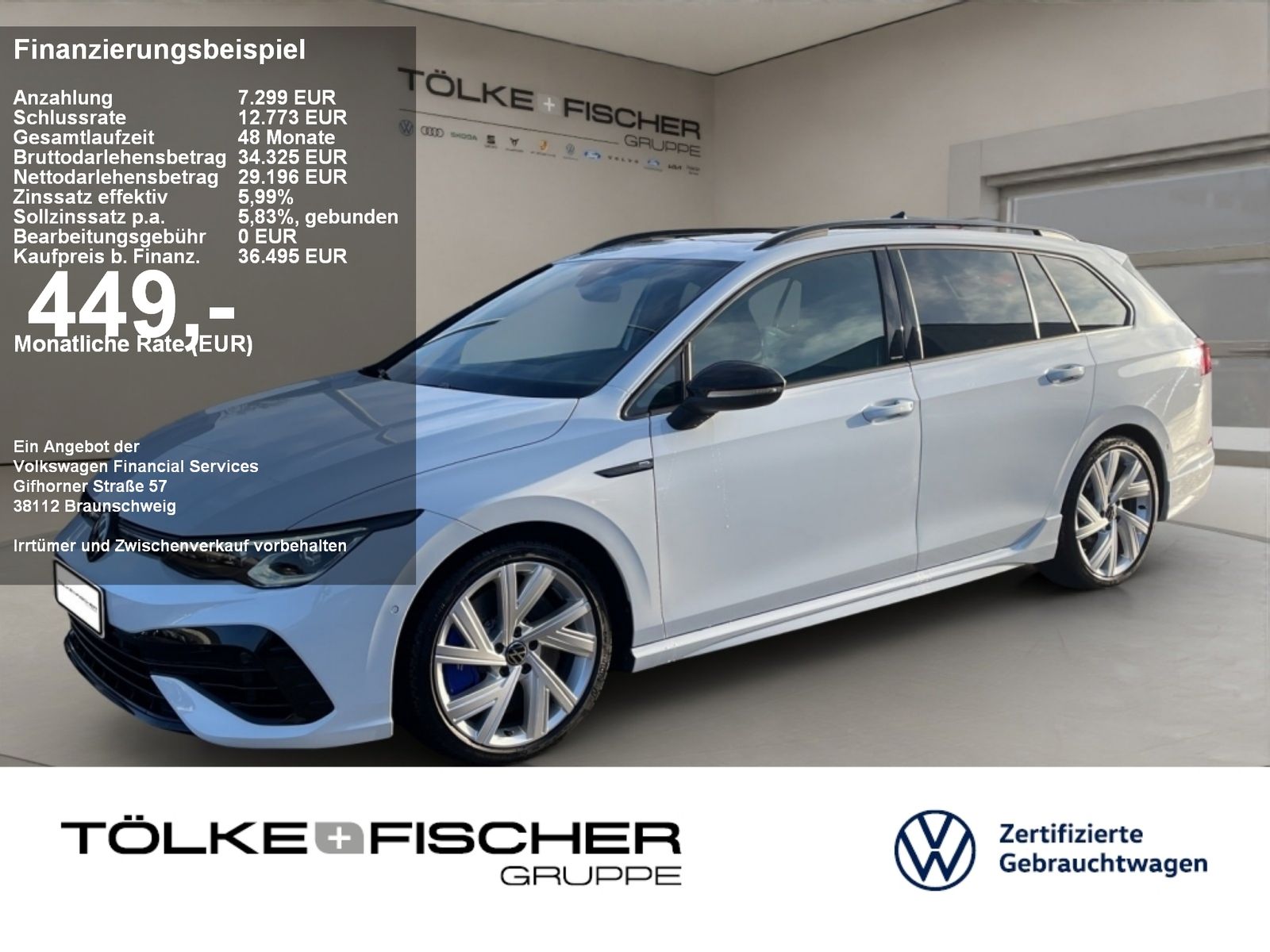 Volkswagen Golf VIII Variant 2.0 TSI R 4Motion DCC IQLight