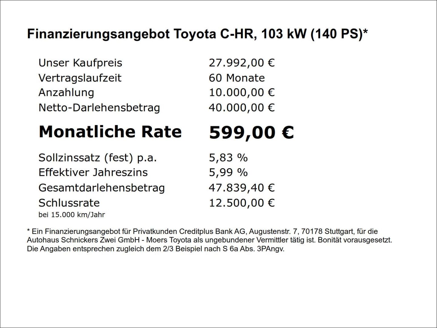 Toyota C-HR Hybrid FWD Teamplayer
