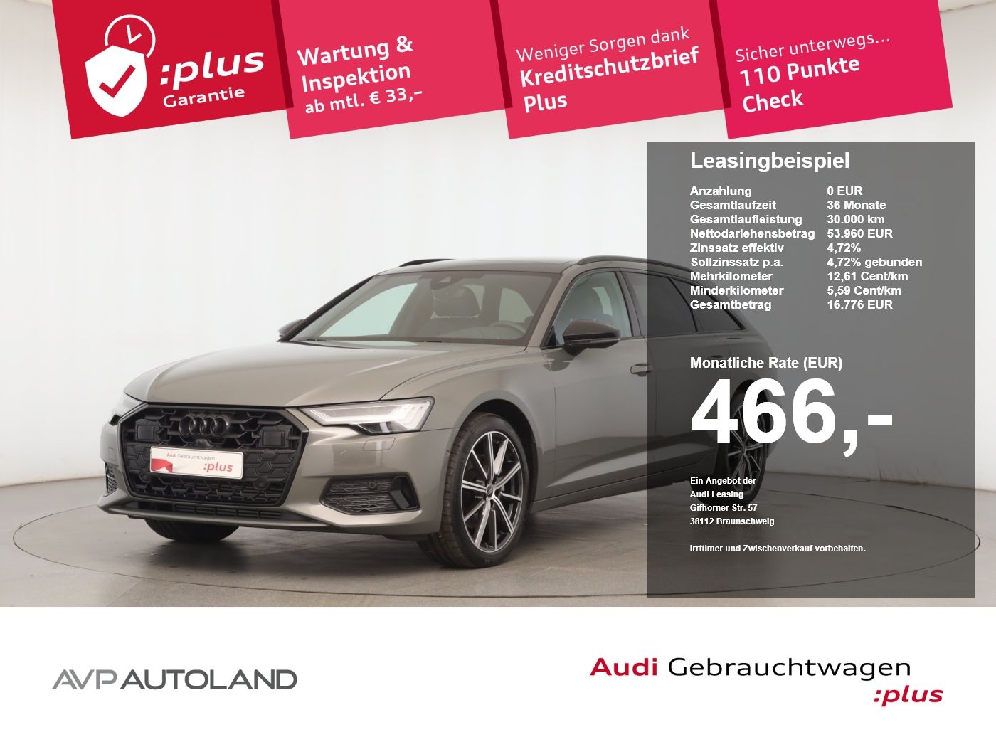 Audi A6 Avant 45 TFSI S tronic advanced S line AHK