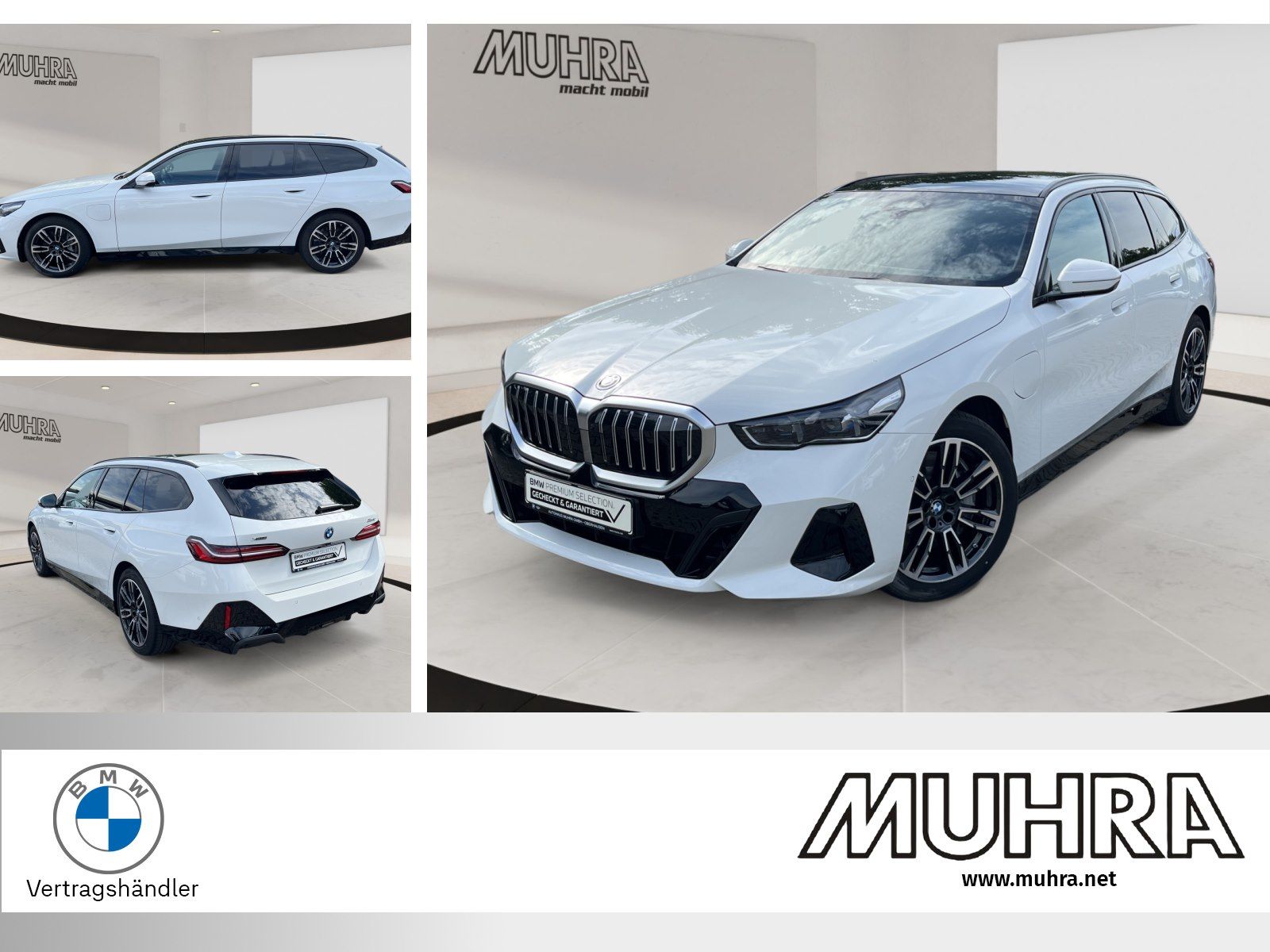 BMW 550e xDrive Touring M Sport 19" AHK Pano B&W