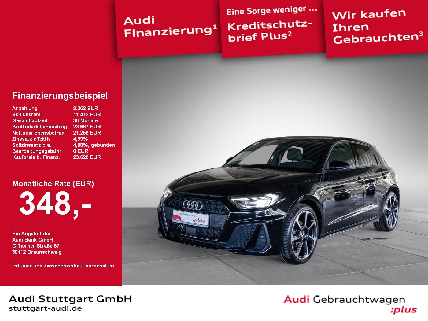Audi A1 Sportback 30 TFSI S line - Samsaru's Car Outlet