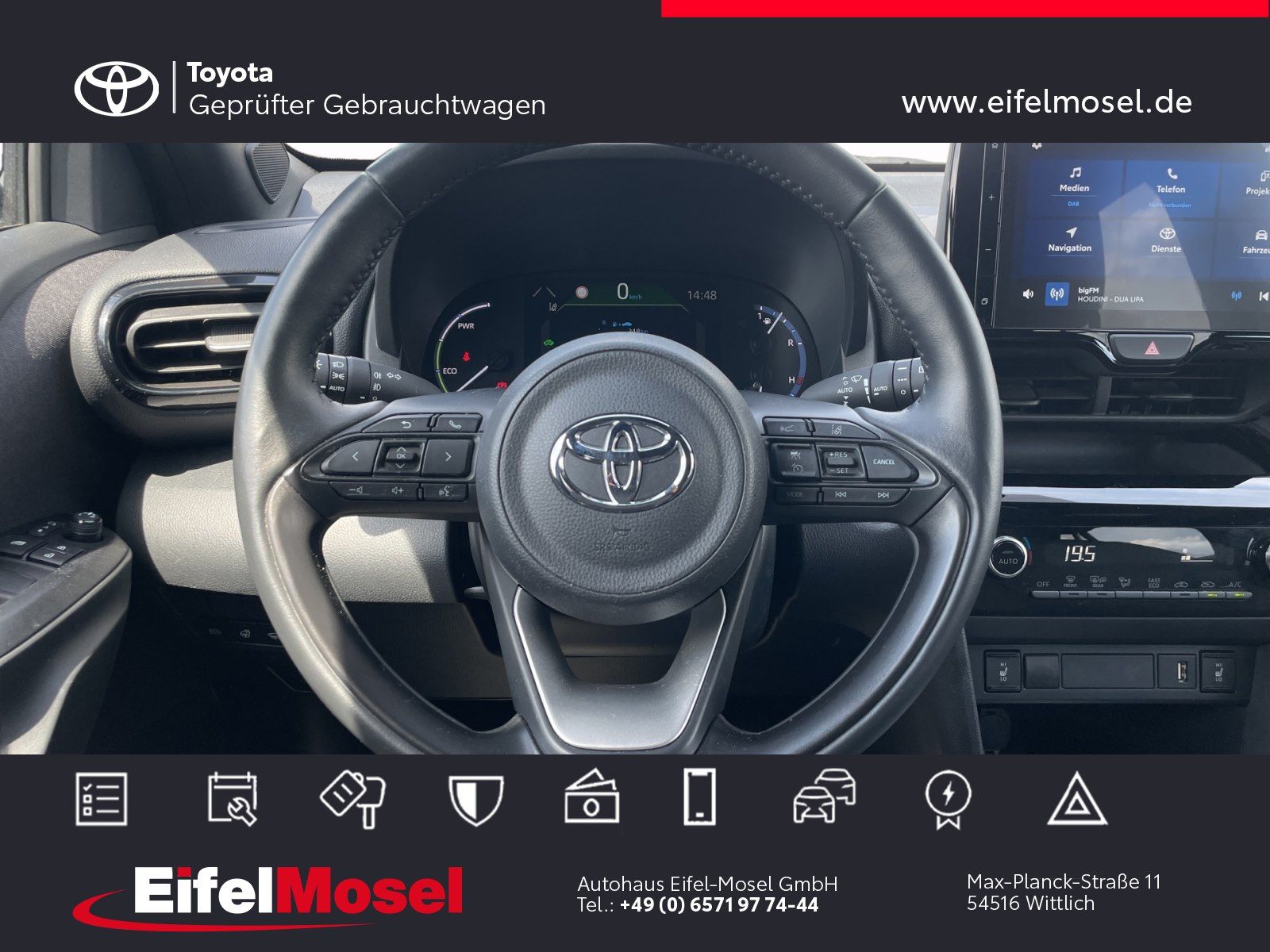 Toyota Yaris Cross 1.5 Hybrid TeamD - PDC - 1. Hd.