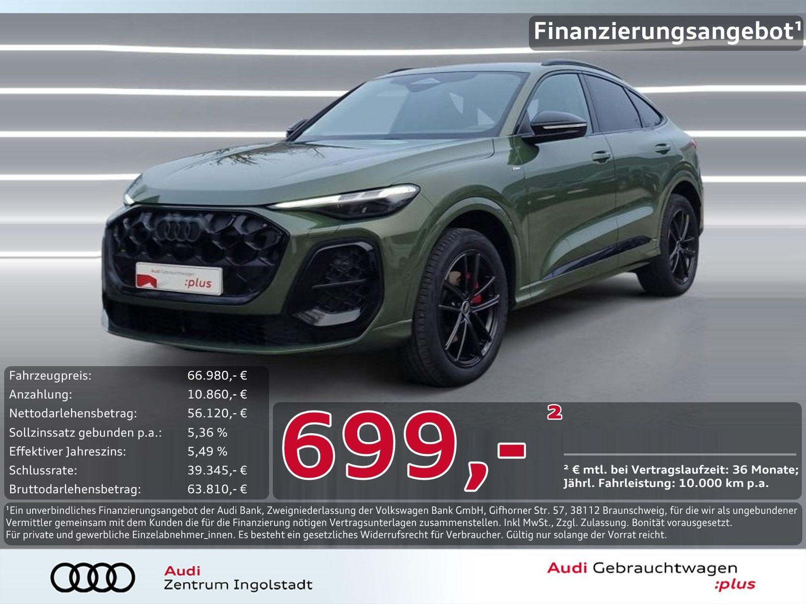 Audi Q5 Sportback TFSI qu S line LED+ AHK S-Sitze ACC