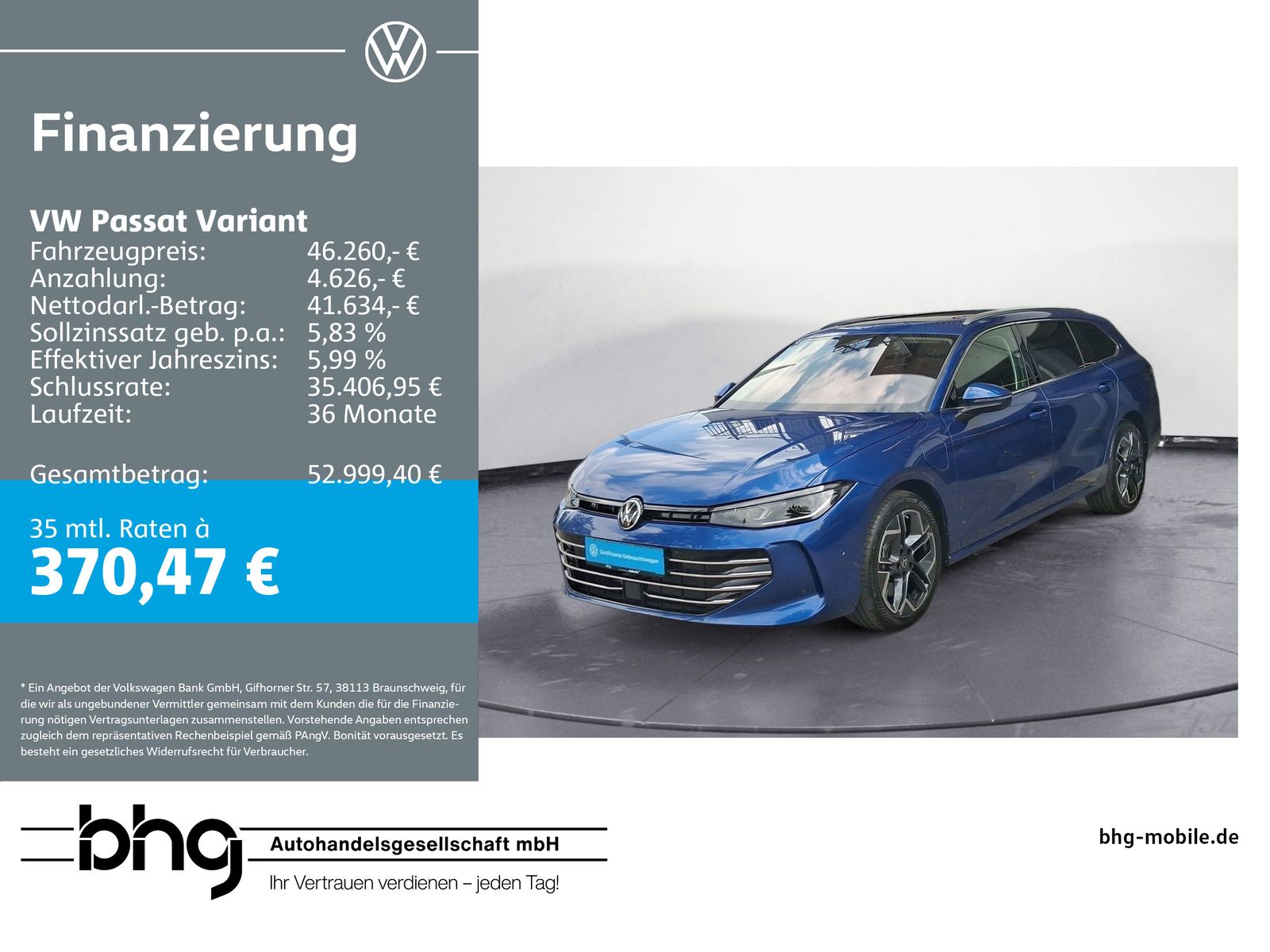 Volkswagen Passat Variant 1.5 e-Hybrid DSG ELEGANCE #LEDER 