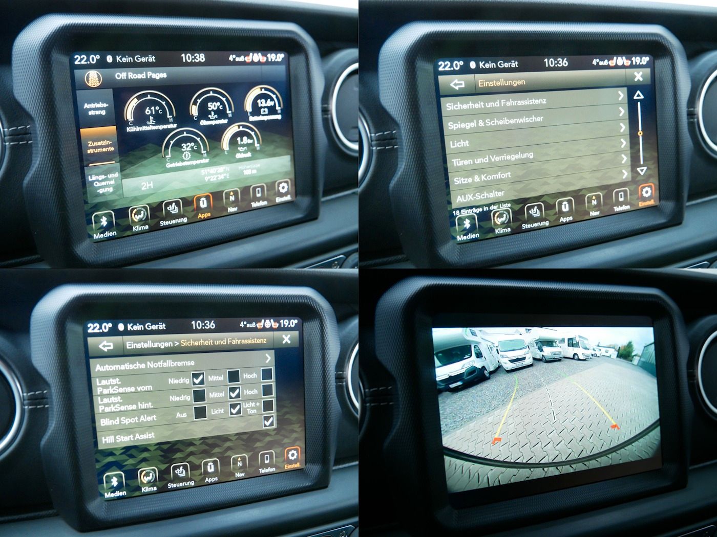 Jeep Wrangler Unlimited 2.2 Overland 1.Hand AHK LED