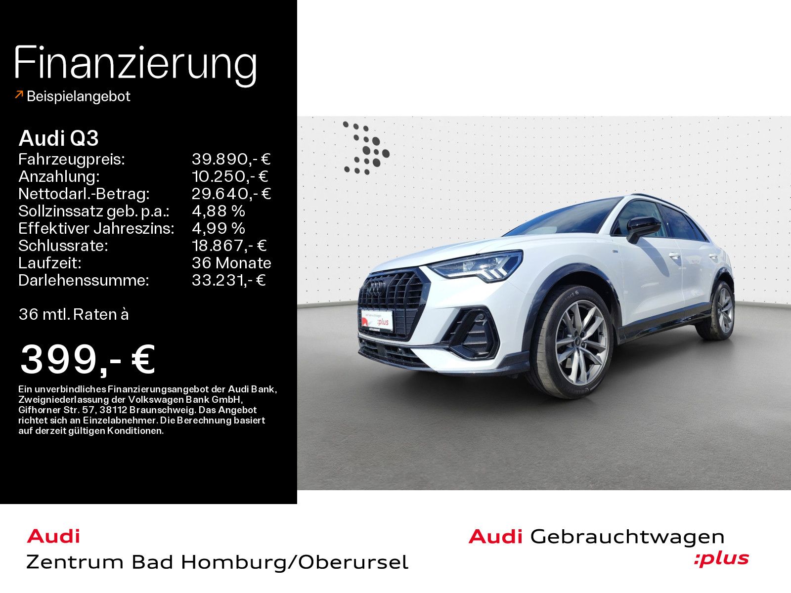 Audi Q3 40 TDI quattro S line - Samsaru's Car Outlet