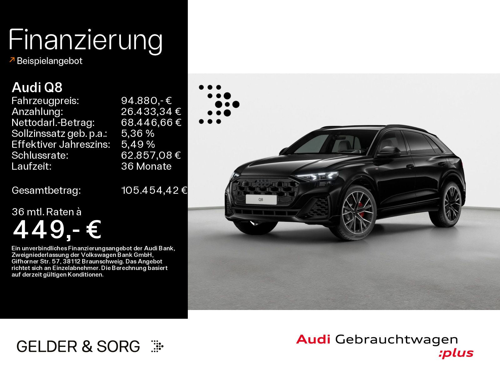 Audi Q8 SUV TFSIe qu. S line 77km/WLTP*Air*HuD*B&O*
