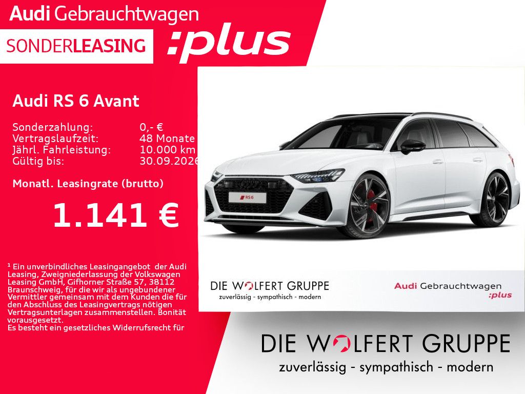 Audi RS 6 Avant RS-SPORTAGA*PANO*STANDHZG*360°*280KMH