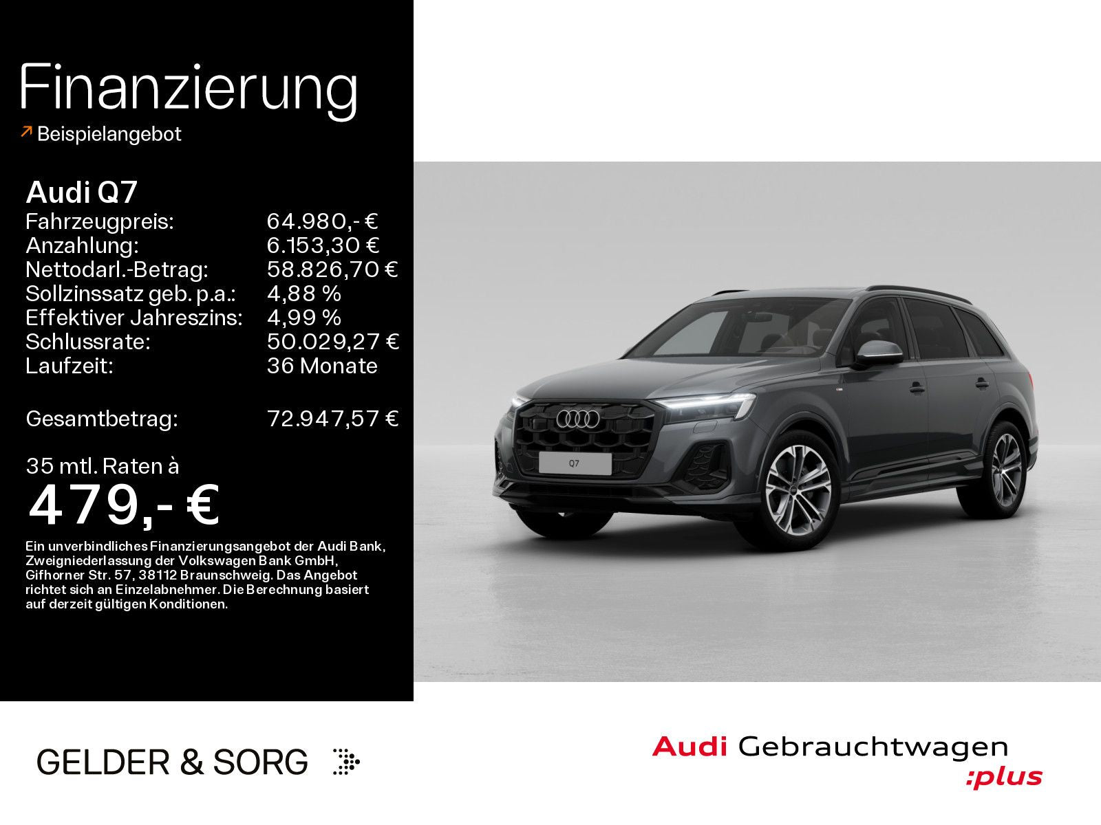 Audi Q7 45 TDI quattro S line AHK*Pano*Air*HuD*360°