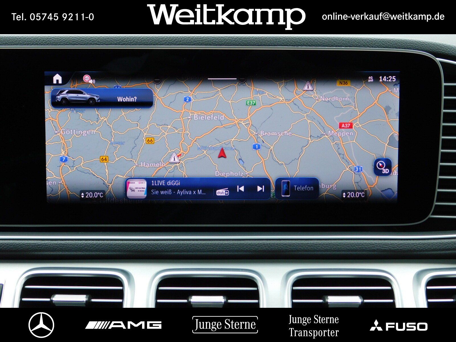 Mercedes-Benz GLE 450 d 4M AMG+Panorama+AHK+360°+Memory+Burm.
