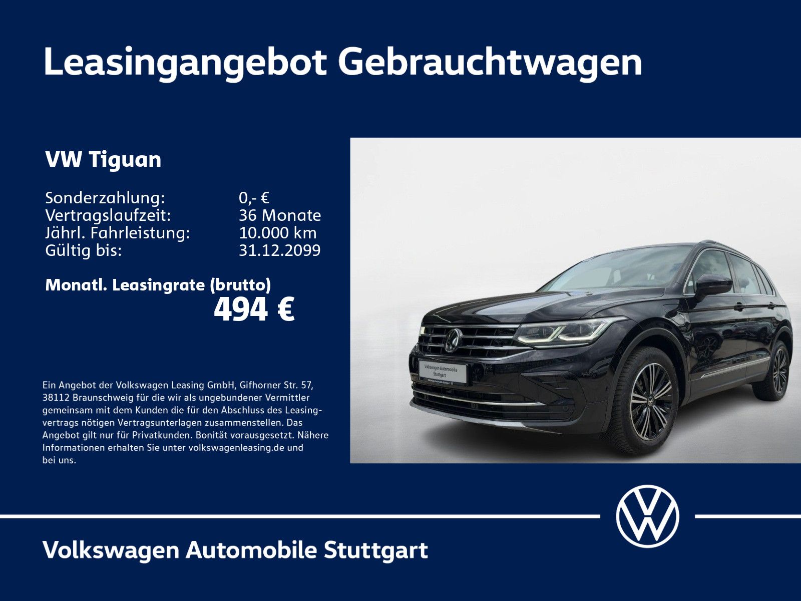 Volkswagen Tiguan Elegance 1.4 TSI eHybrid DSG Navi Kamera