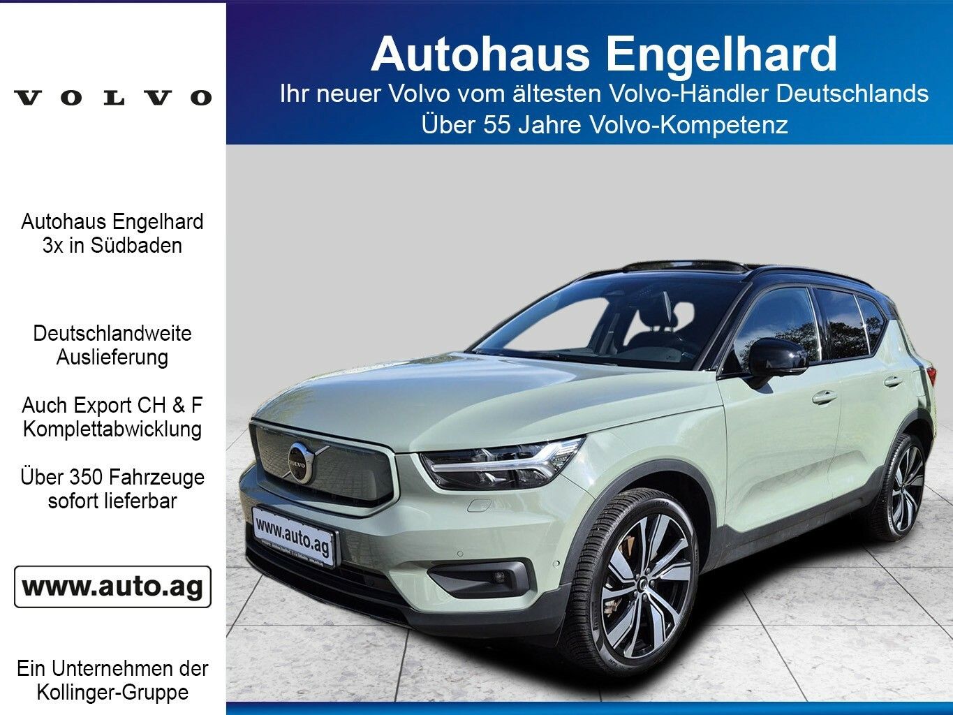 Volvo XC40 P8 PURE ELECTRIC AHK 69kWh SELEKT