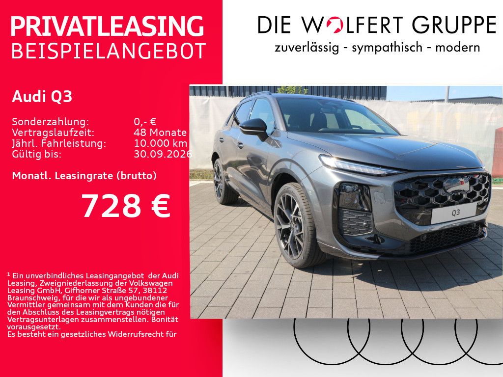 Audi Q3 SUV e-hybrid S tronic S line*0,5%*AHK*LED*ACC