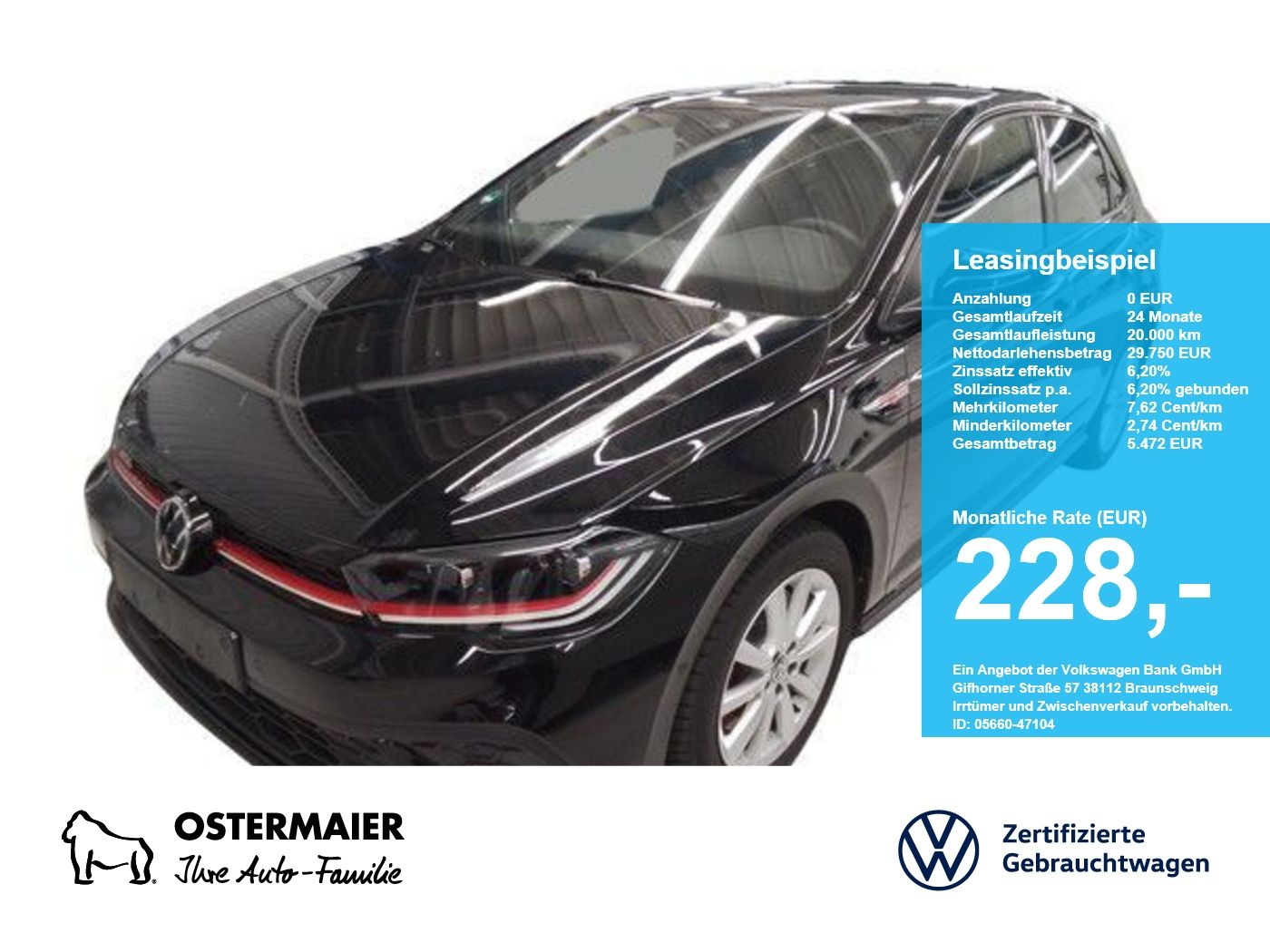 Volkswagen Polo GTI 207PS NP.46 LEDER.PANO.NAVIP.KAMERA.5JG