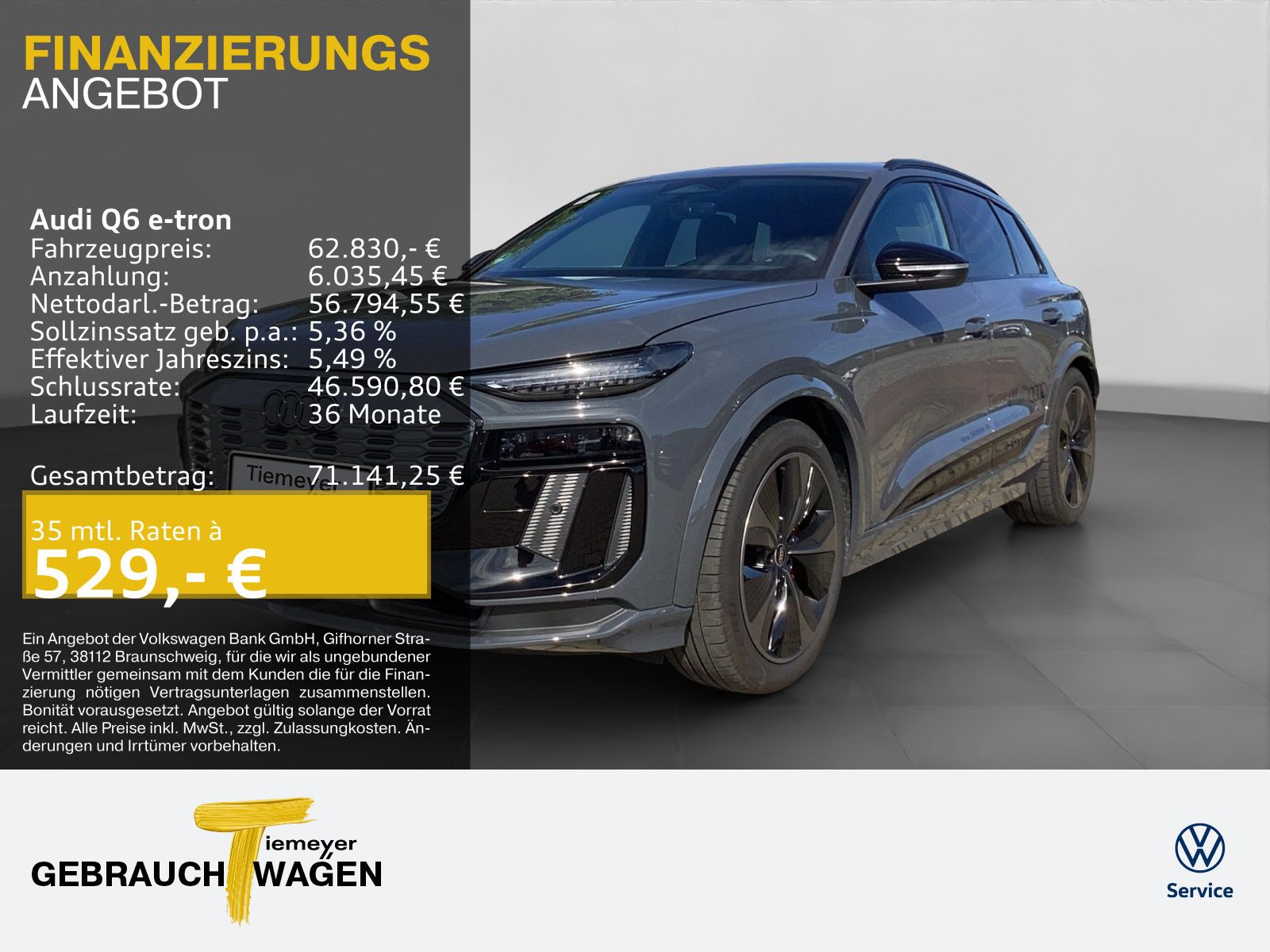 Audi Q6 e-tron Q S LINE EDITION ONE GREY KAMERA NAVI