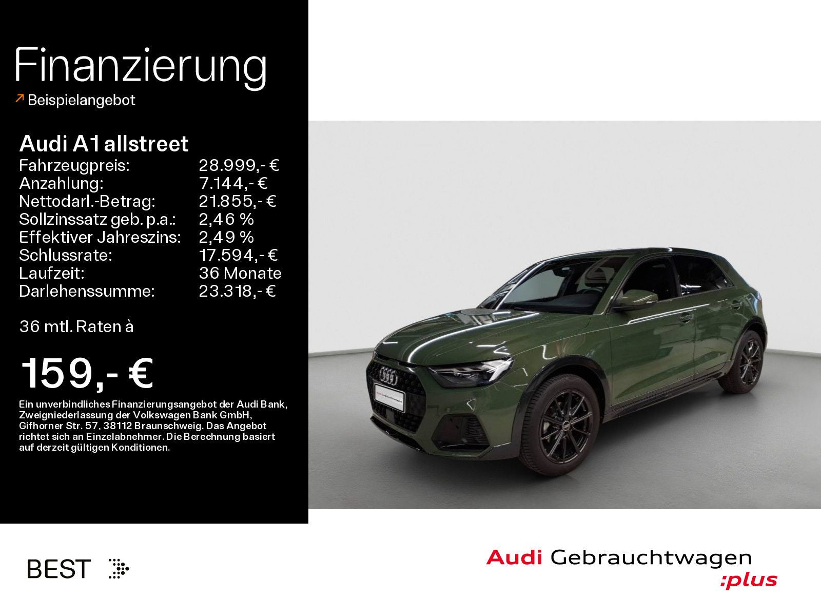 Audi A1 allstreet 30 TFSI S-LINE - Samsaru's Car Outlet