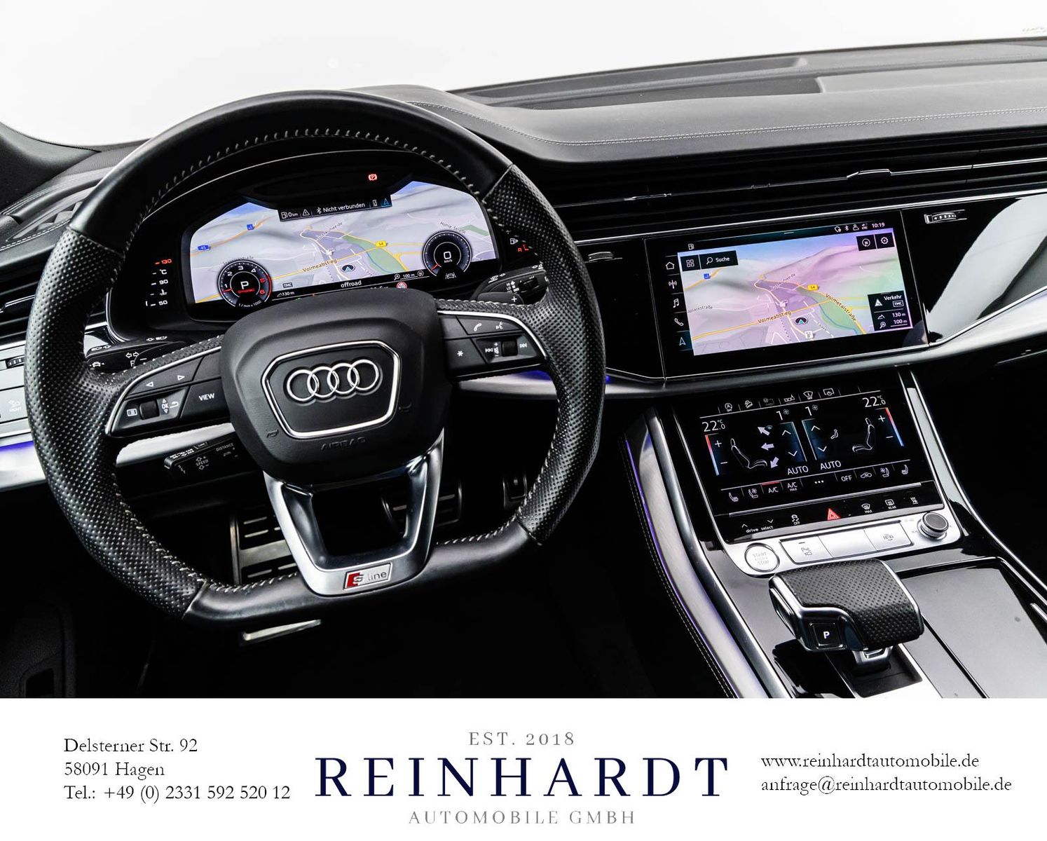 Audi Q8 50TDi Q 2x S LINE/BLACK/ACC/HuD/PANO/S-SITZE