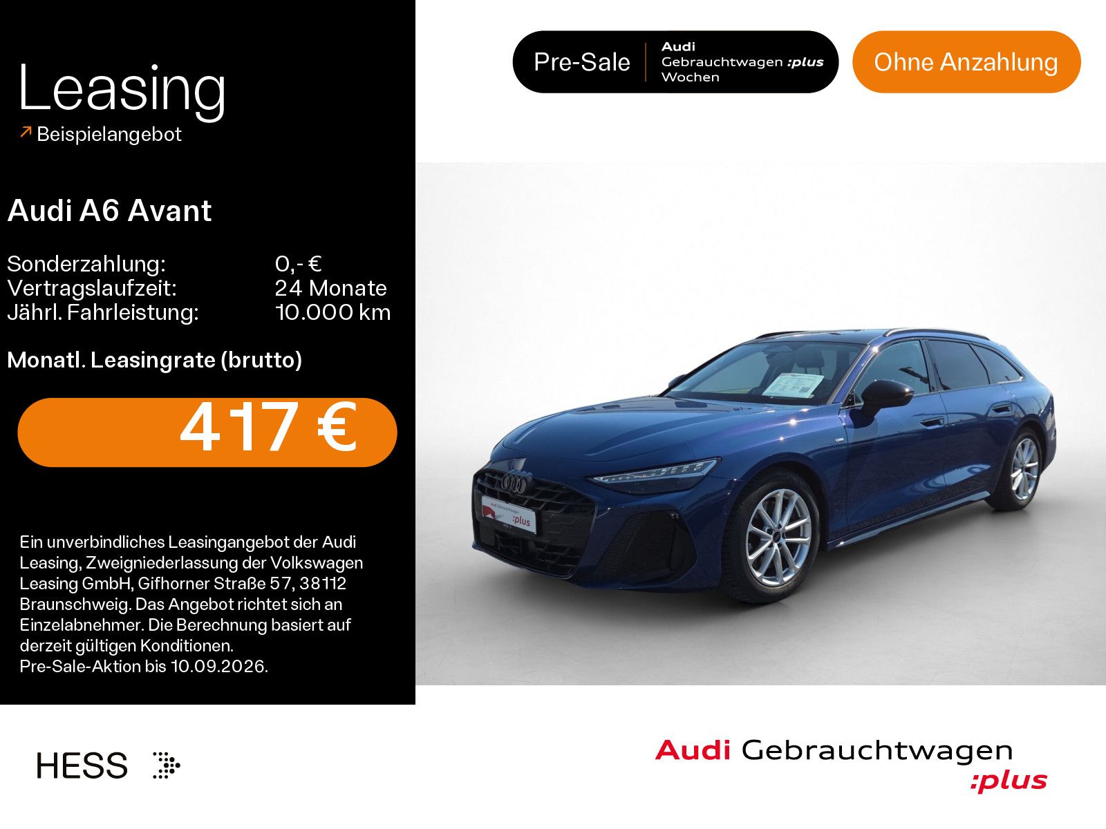 Audi A6 Avant TDI quattro S-LINE*MATRIX*HUD*AHK*PANO*