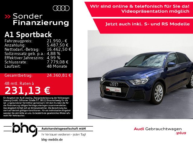 Audi A1 Sportback advanced 25 TFSI 70(95