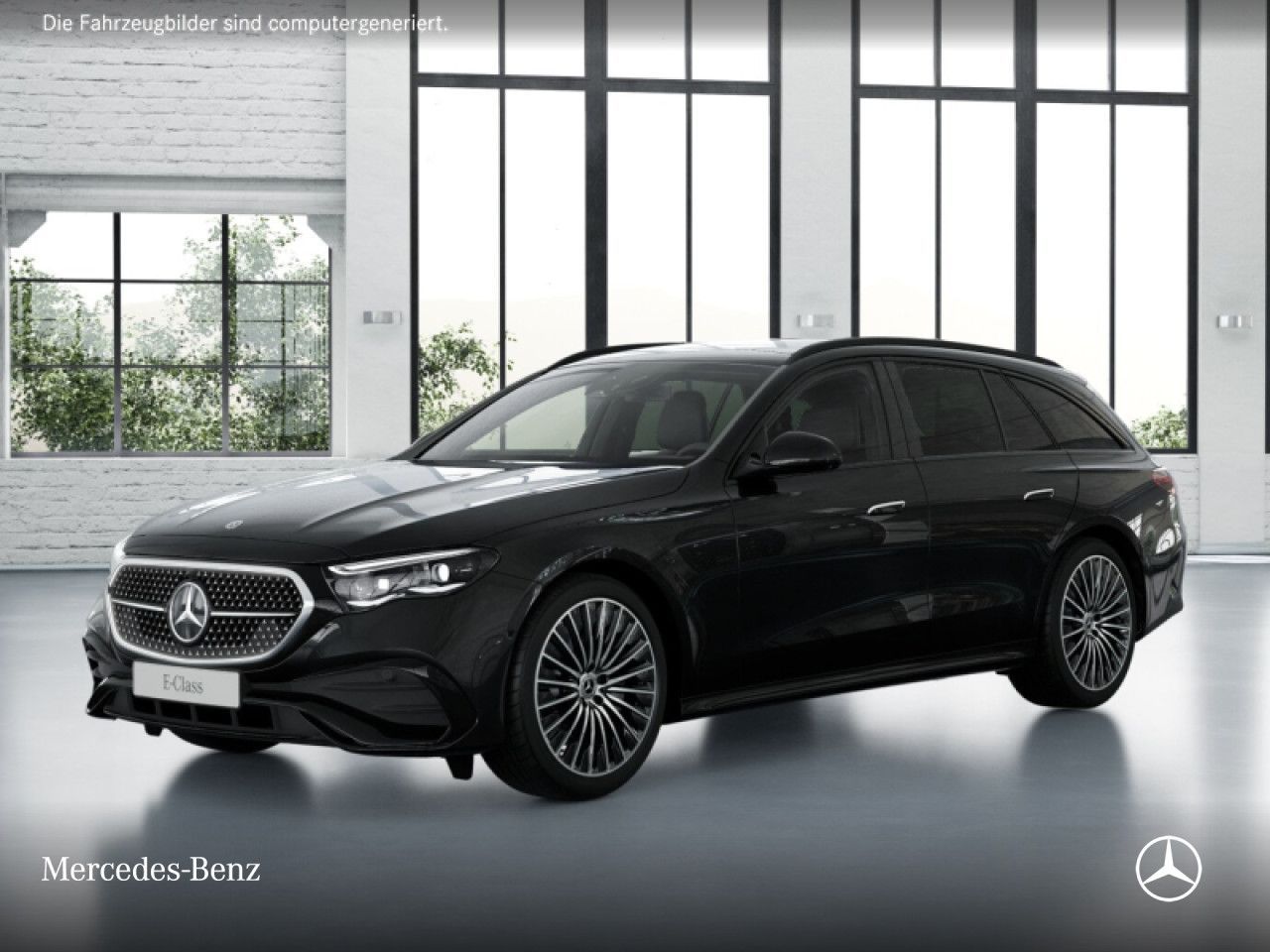 Mercedes-Benz E 220 d T 4M AMG Sportpaket Night AMG 20" Leder